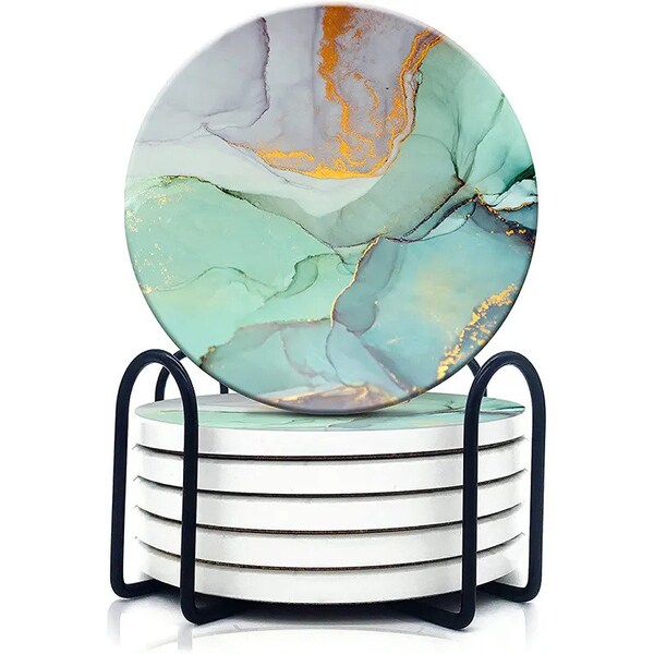 Ceramic Coasters Etsy UK