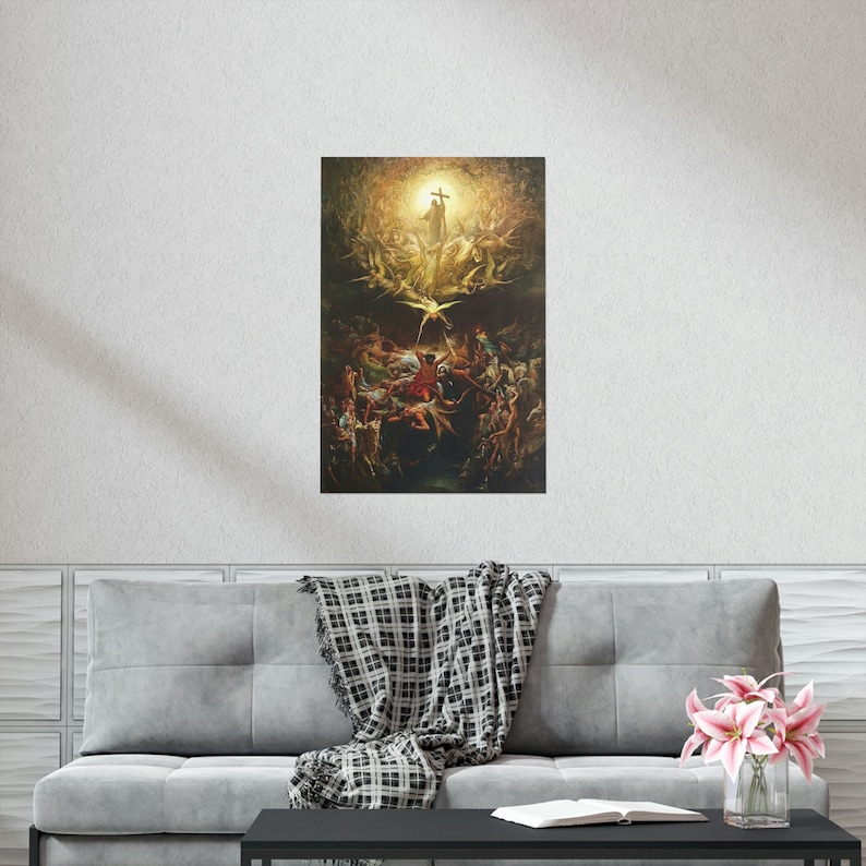 The Triumph of Christianity Over Paganism by Gustave Dore Circa 1883, 24 X 36 Wall Print Poster