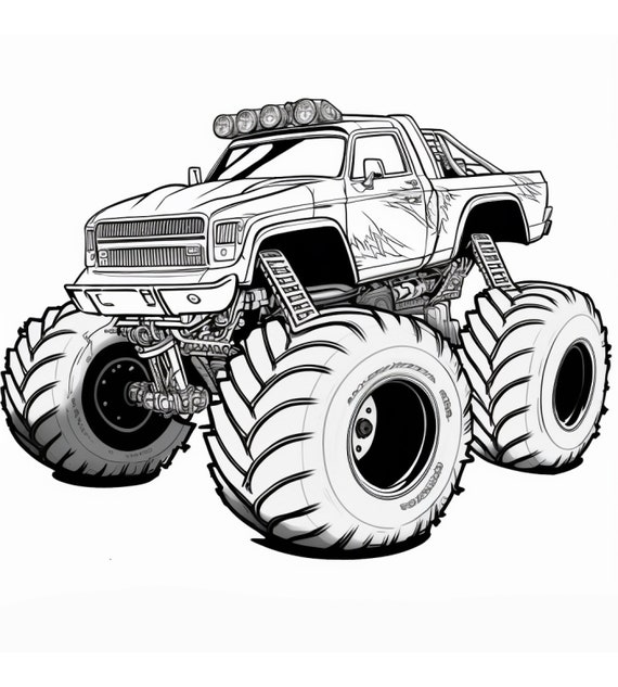 Resultado de imagem para motos para imprimir  Monster truck coloring  pages, Truck coloring pages, Monster coloring pages