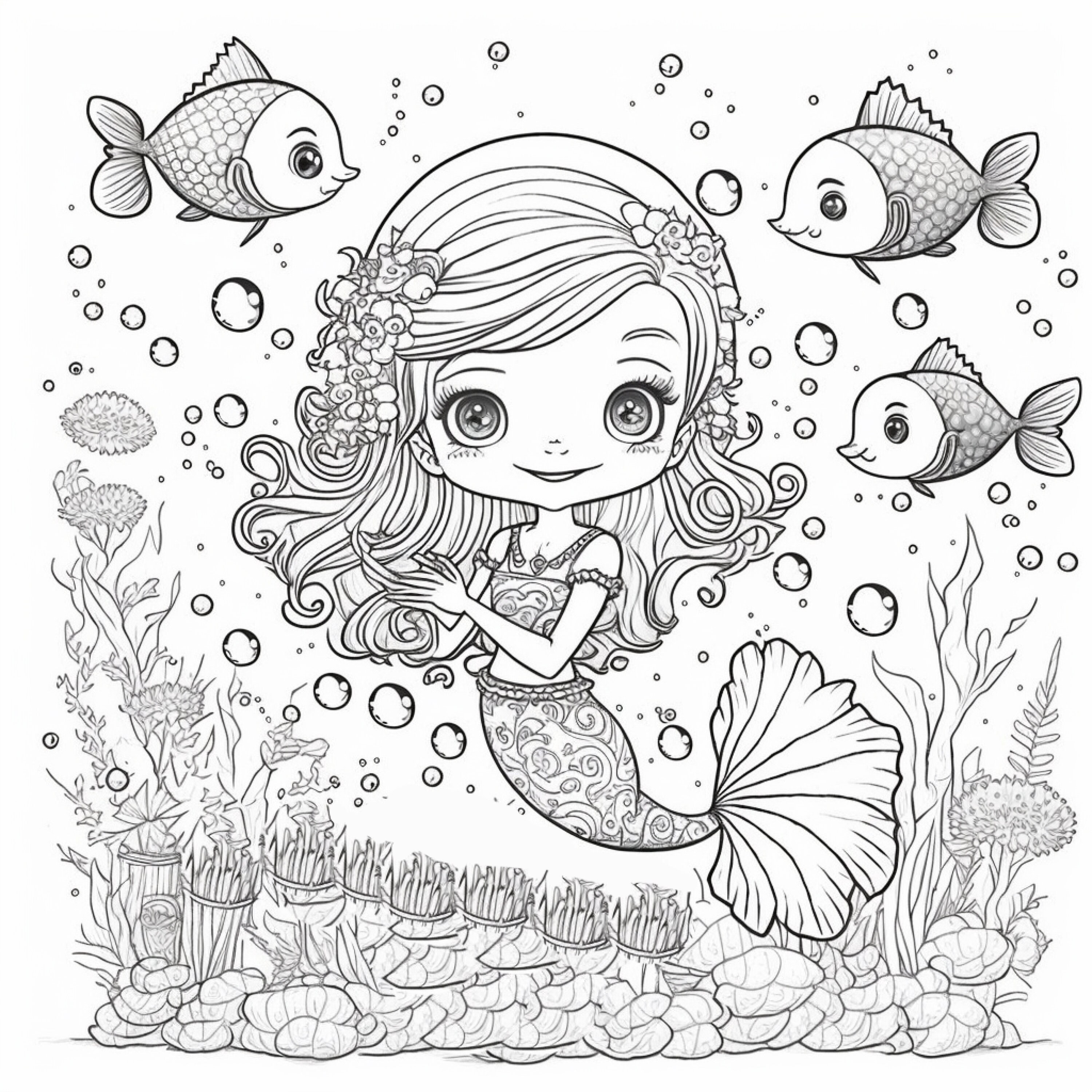20 Under the Sea Coloring Pages, Printable Sea Creatures Coloring