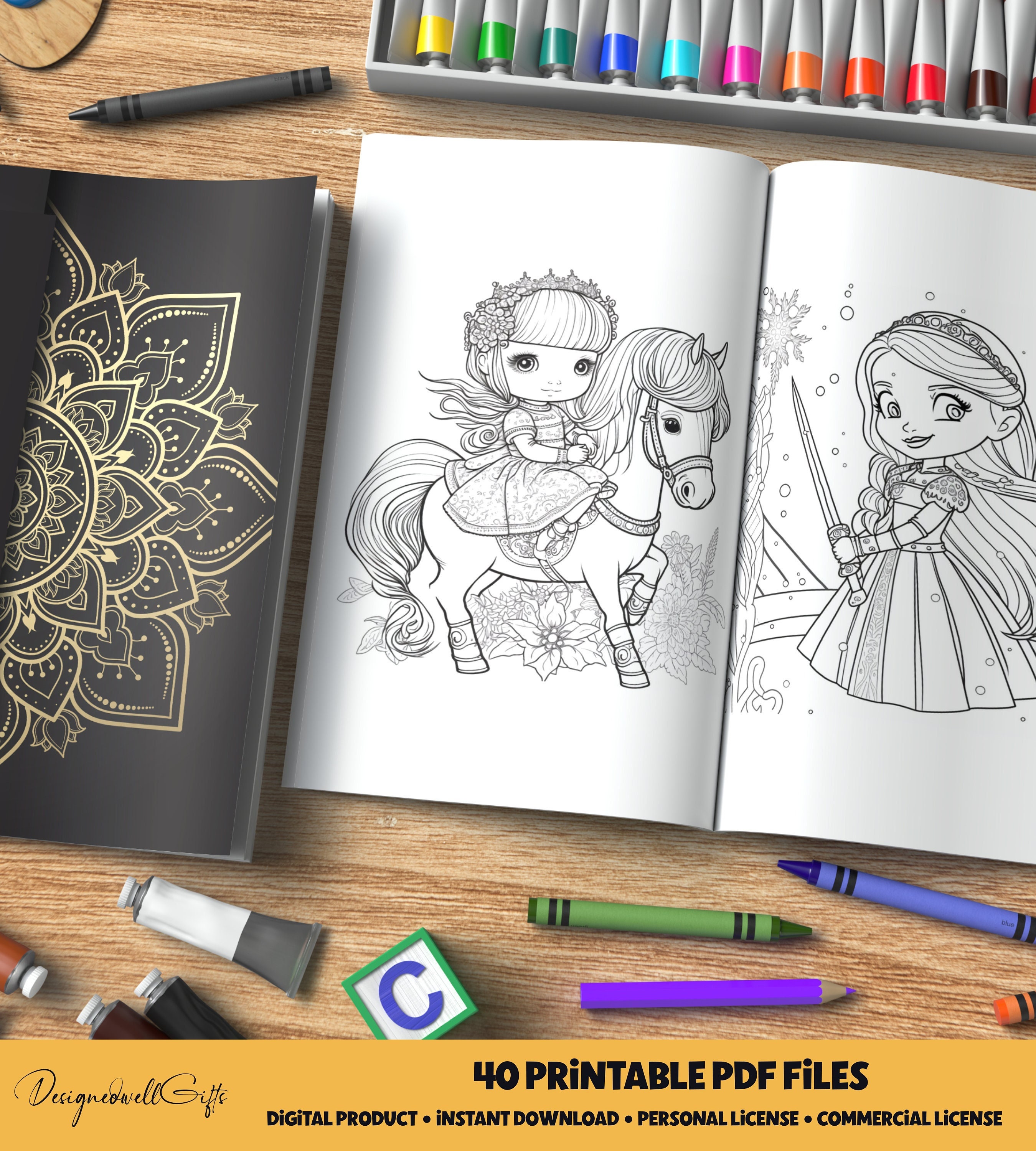 Disney Princess Coloring Pages – Free Printable Download