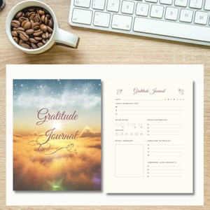 Gratitude Journal for Daily Reflection and Positive Mindset - digital download printable