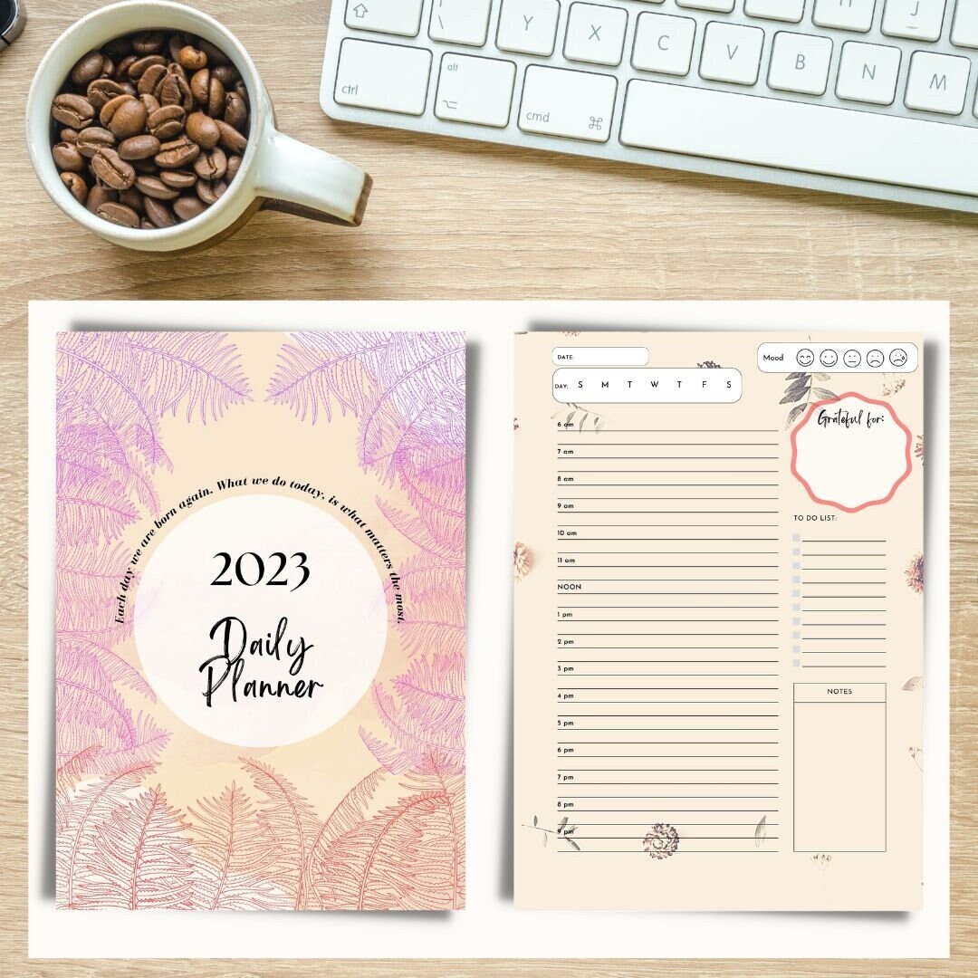 Efficient Digital Daily Planner - Instant Download Printable - Etsy
