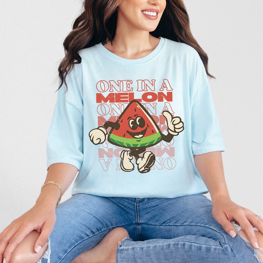 Comfort Color One in A Melon Watermelon Summer Shirt, Cute Fruit ...