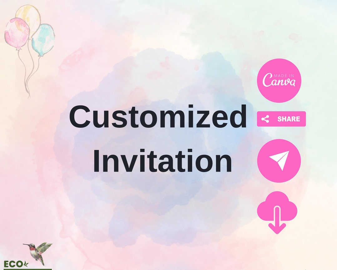Digital CUSTOMIZED Party Invitation - Il 1080xN.5564160406 Qyb9 