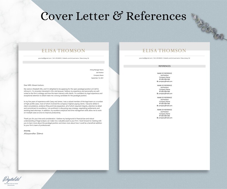 ATS Friendly Resume Template for - Il 794xN.4963541427 R5hz 