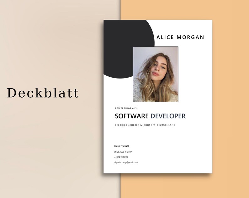 Curriculum Vitae Template German Word Pages Templates Etsy Curriculum Vitae Template German Word Pages Templates Etsy