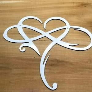 Metal Heart Wall Art,  Infinity Heart Metal Wall Art,Metal boho Heart Wall Decor, Heart Metal Art, Metal Heart gifts, Heart metal Decor