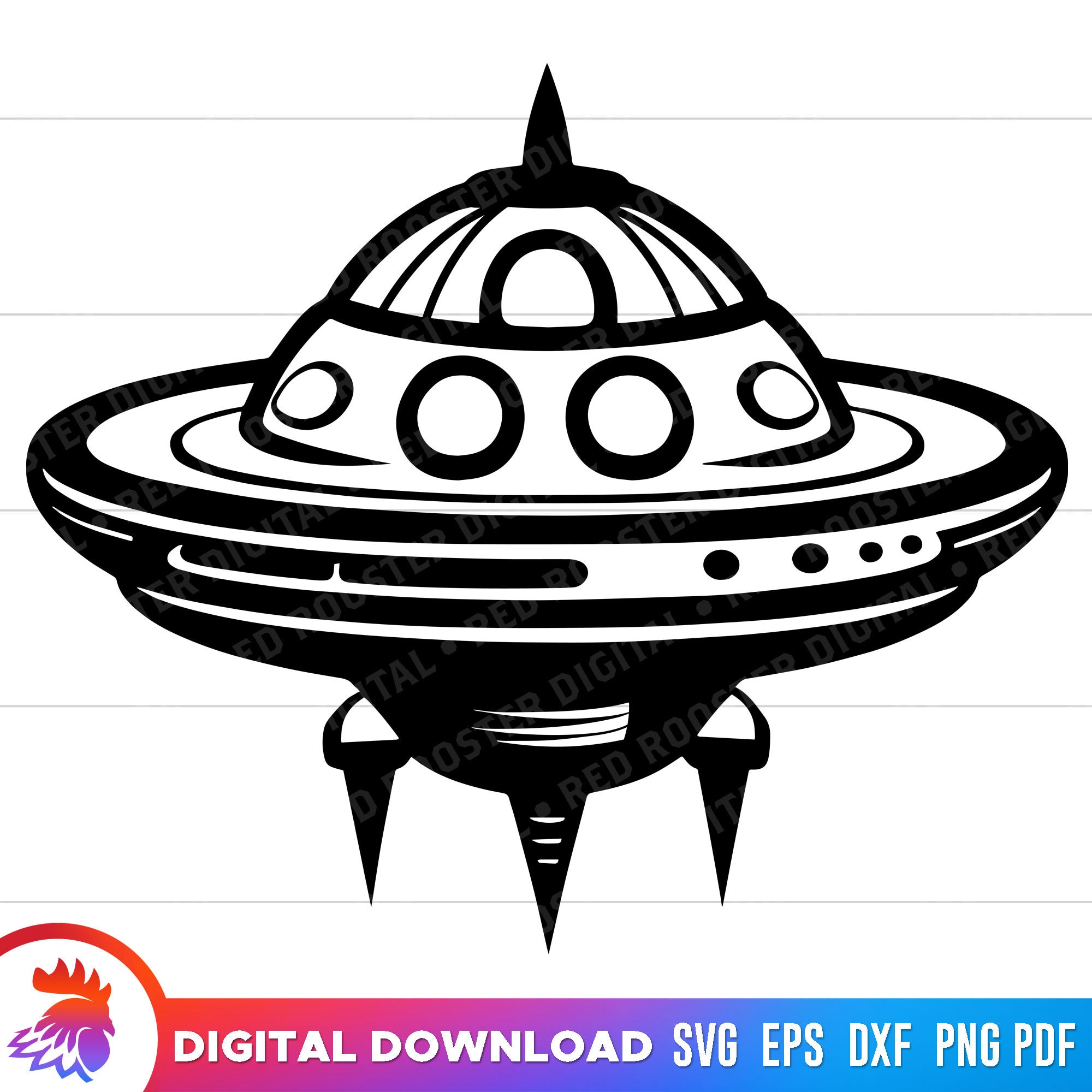 Cute Alien Spaceship Svg, Alien Spaceship, Flying Saucer Png