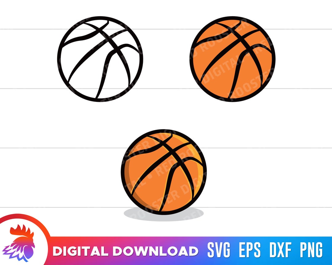 Basketball SVG Basketball Clipart Basketball PNG Basketball - Etsy