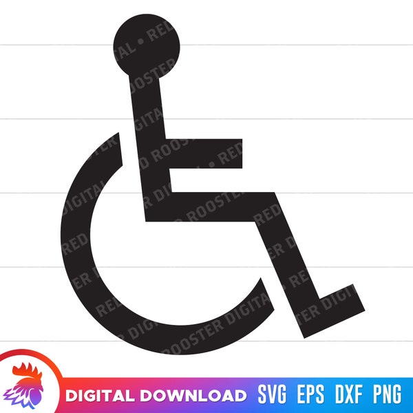 Handicap Symbol SVG, Handicap Parking Symbol, Handicap Symbol Clipart, Handicap Symbol for Cricut, Handicap Cut File, Handicap Parking SVG