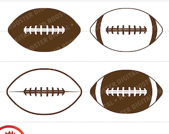 American Football SVG (png, eps, dxf) Cut Files (Digital Download)