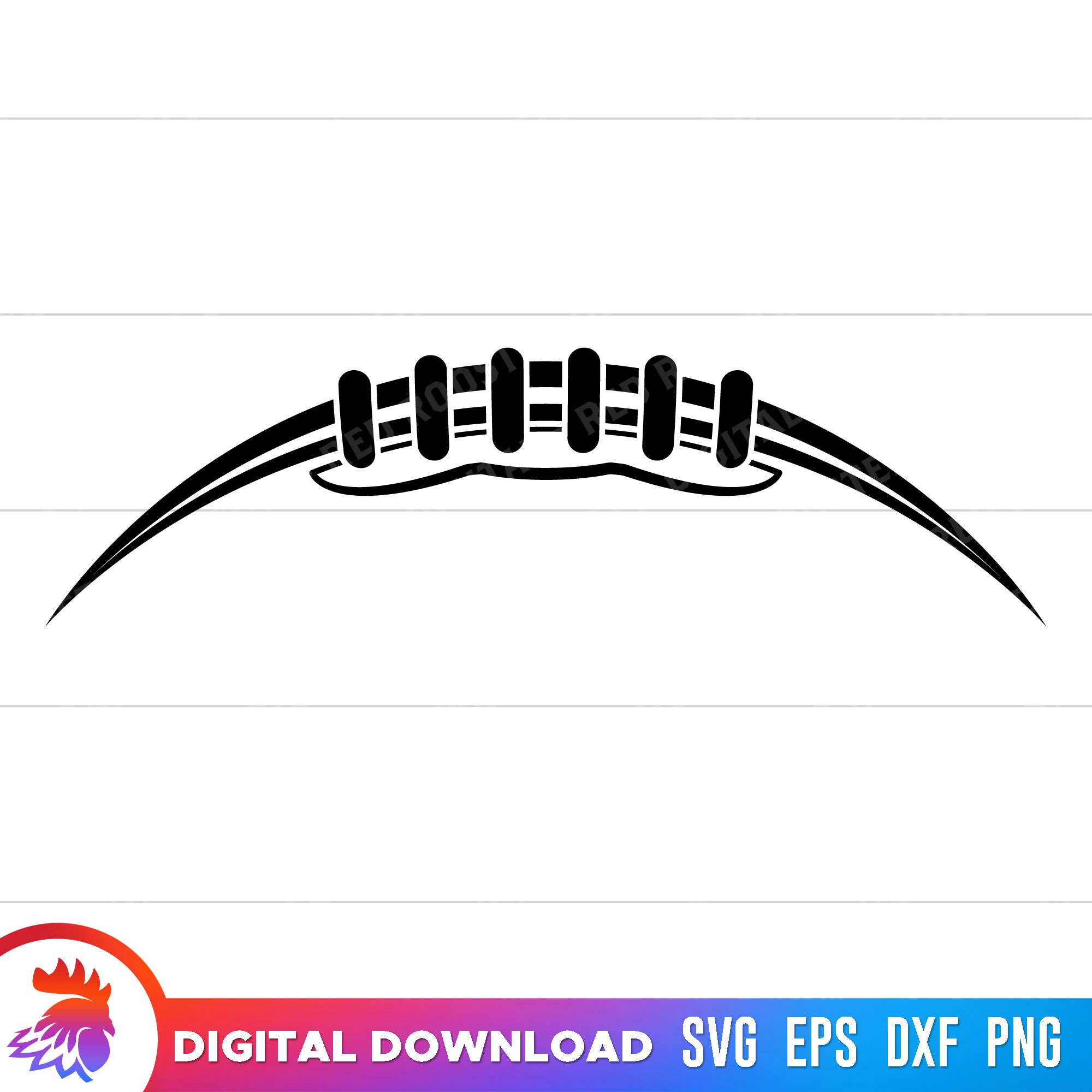 Football SVG, Football Laces SVG, Football Laces PNG, Football Cut