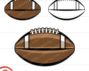 Football (svg, png, eps, dxf) Cut Files (Digital Download)