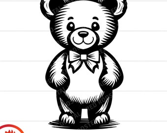 Słodki Miś svg, plik do cięcia Misia, Ciało Misia png, Clipart Misia, Miś svg dla Cricut, wektor, png, plik do cięcia Cricut