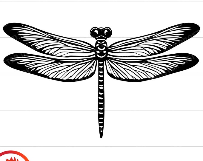 Dragonfly SVG PNG Files for Cricut Silhouette Glowforge Cutting File ...