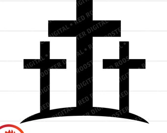Christian Crosses SVG Cut Files | Easter, Cricut (Digital Download)