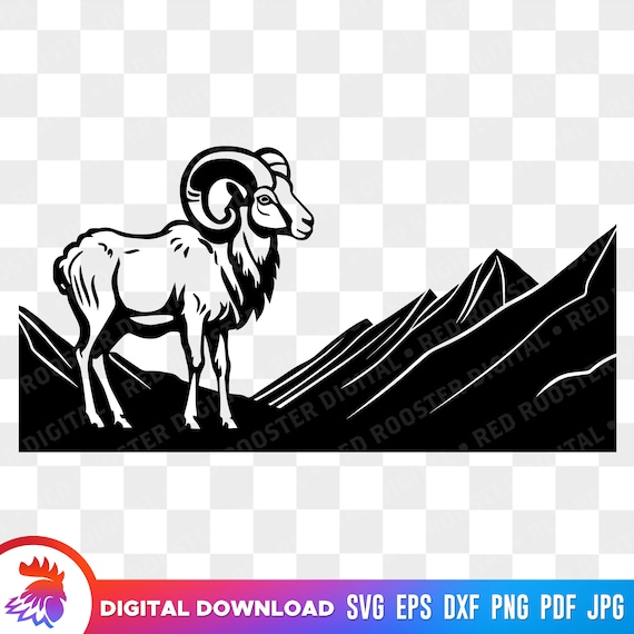 Borrego cimarrón, Ram svg, Borrego cimarrón svg, Ram Sheep