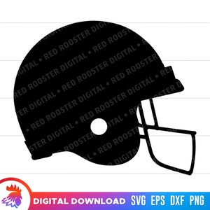 Football Helmet SVG, Football Helmet Silhouette, Football Helmet PNG, Football Helmet Cut Files, Football Helmet Cut File For Cricut