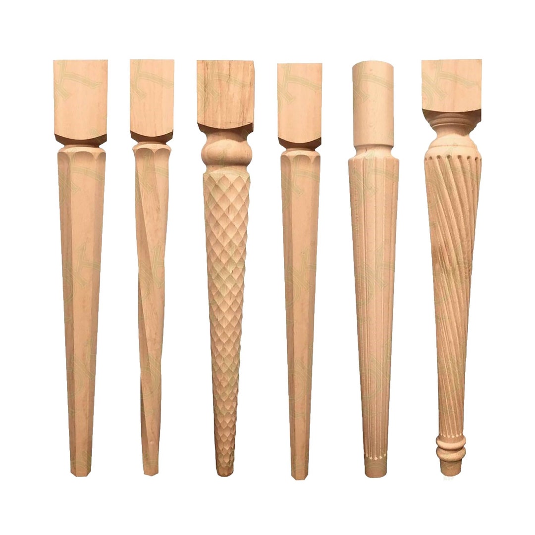 Turned Table Legs, Dining Table Legs, Sofa Legs, Island Legs, Mid