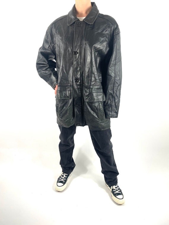 カタログギフトも！ Real Vintage Leather Etsy - L in Jacket Coat Car ジャケット・アウター