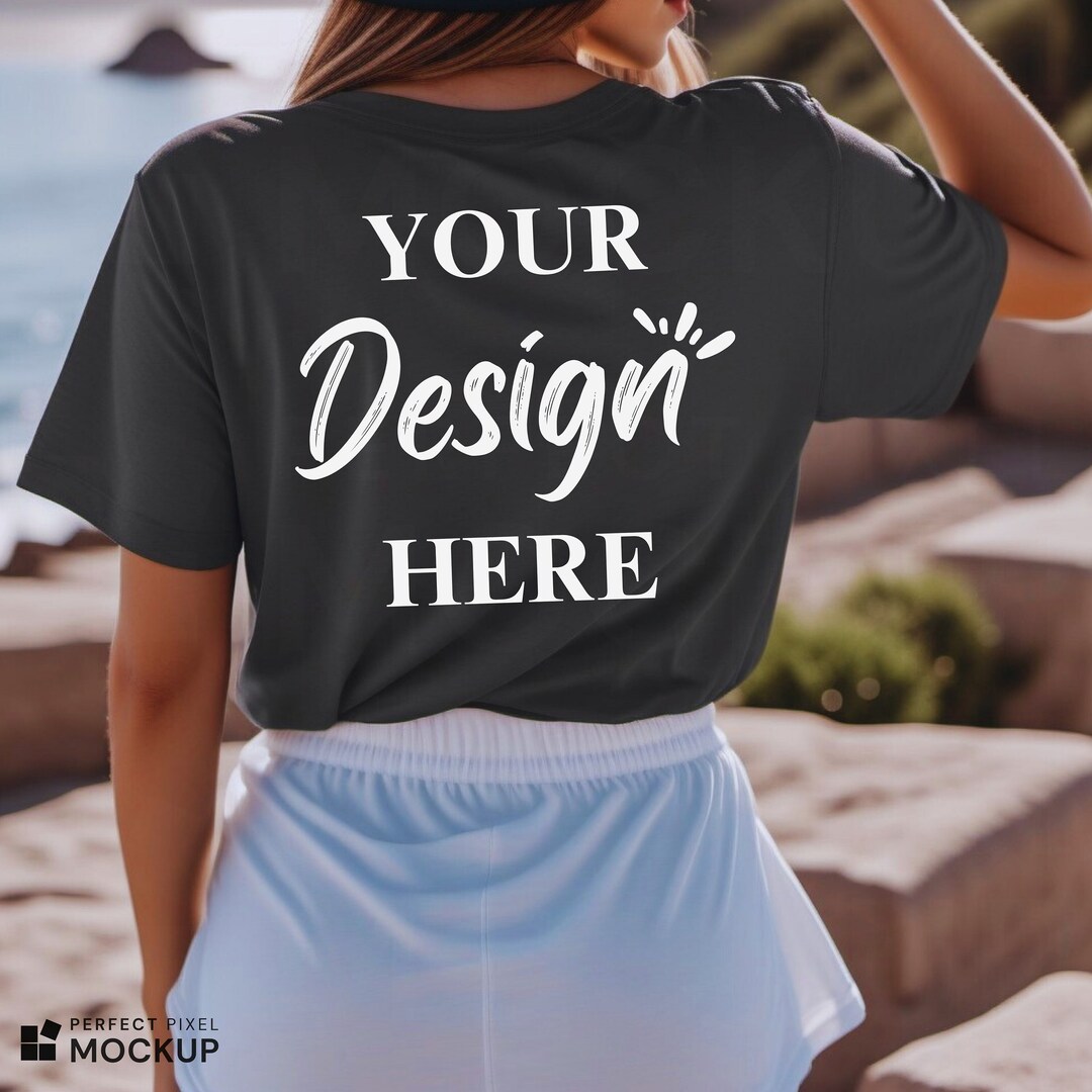 Bella Canvas 3001 Dark Heather Grey Tshirt Mockup 3001 Grey T-shirt ...