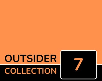 Outsider Collection Volume 7, Outsider Puzzles, Outsiders, Crossword Puzzles, Printable Crossword Book, Instant Digital Download