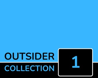 Outsider Collection Volume 1, Outsider Puzzles, Outsiders, Crossword Puzzles, Printable Crossword Book, Instant Digital Download