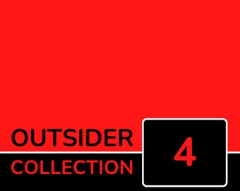 Outsider Collection Volume 4, Outsider Puzzles, Outsiders, Crossword Puzzles, Printable Crossword Book, Instant Digital Download