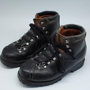 BALLY Mountain Boots Swiss, Army Gebirgsjäger Hiking Leather shoes || US 9 // EUR 42 Outdoor Mountaineer 1971 bootcamp graduation gifts