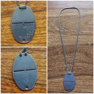 Swiss Army Military Dog Tag Swiss Military Soldier Identification