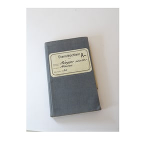 Swiss Army 1950s Soldier Duty Book Soldatenbuch 1953 Military Handbook &quot;Dienstbüchlein&quot;