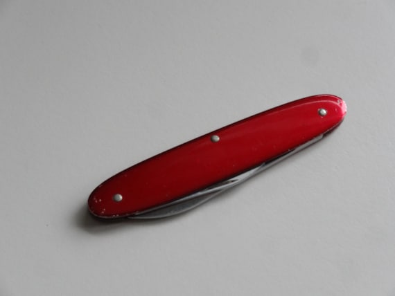 Victorinox Excelsior Victorinox Elinox Dark Red Stainless Rarity