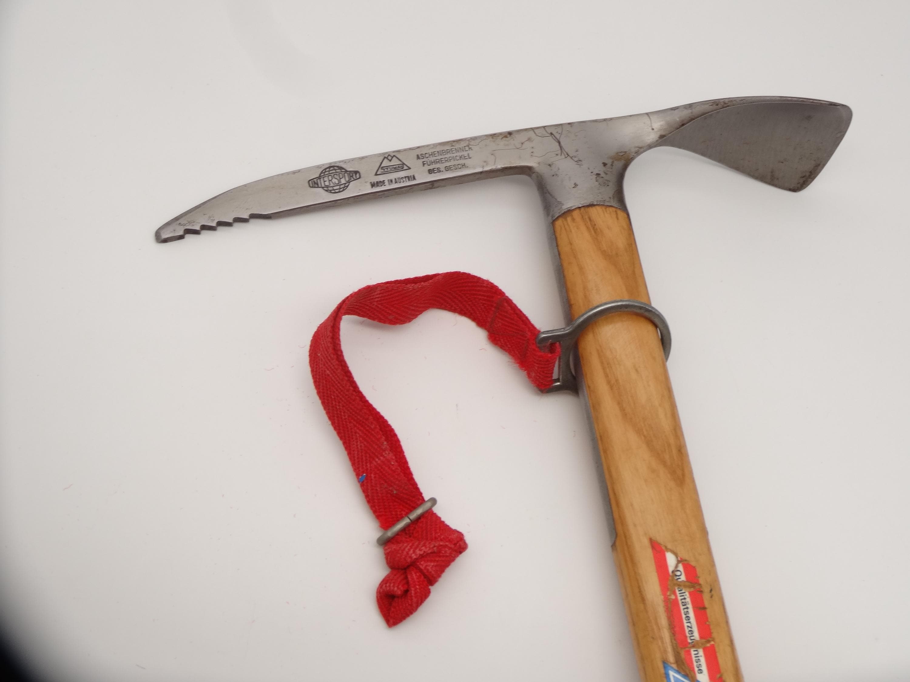 Vintage STUBAI Aschenbrenner Ice Axe Long Alps Austrian AT Ges