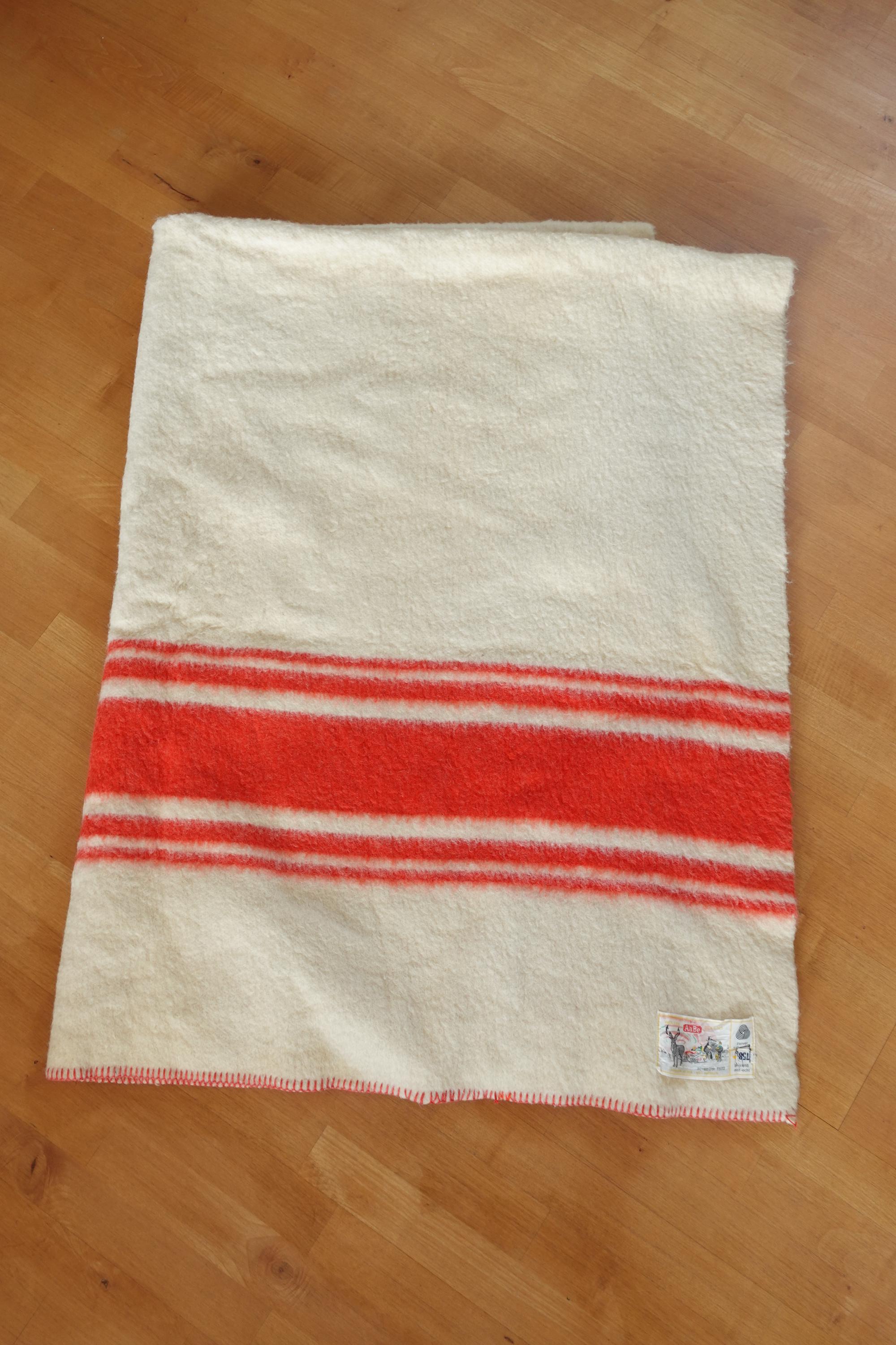 【希少】オランダ製 AaBe ウールブランケット ヴィンテージ毛布 Aabe wool blanket - Etsy 日本