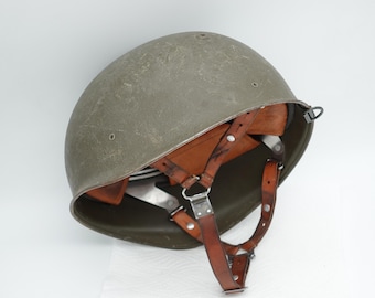 XL Schweizer Armee Military Surplus M71 Kampfhelm Helm Liner & Kinnriemen 59-61 cm XL Größe! 1980 BT80 , 24 inch, Vintage Outdoor Stahlhelm