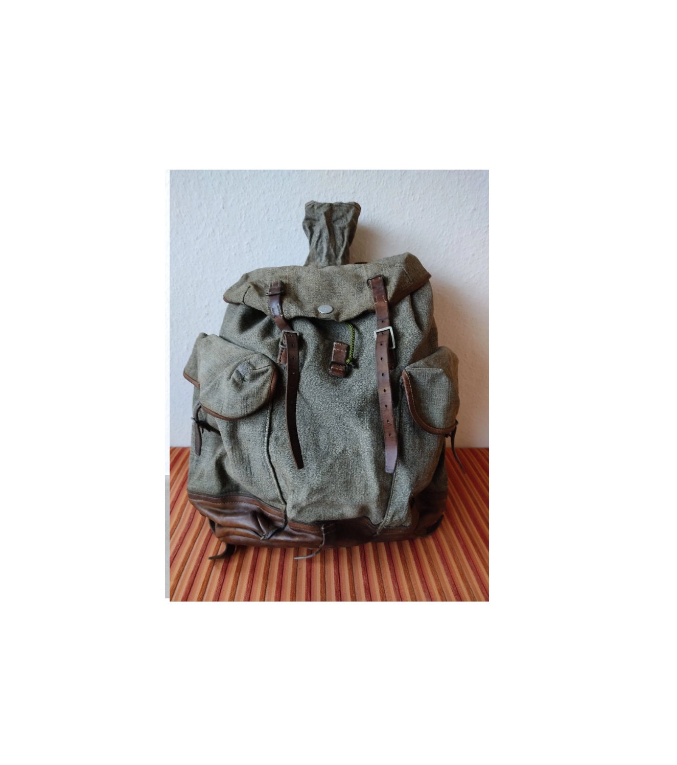 1950s Army Backpack - Etsy