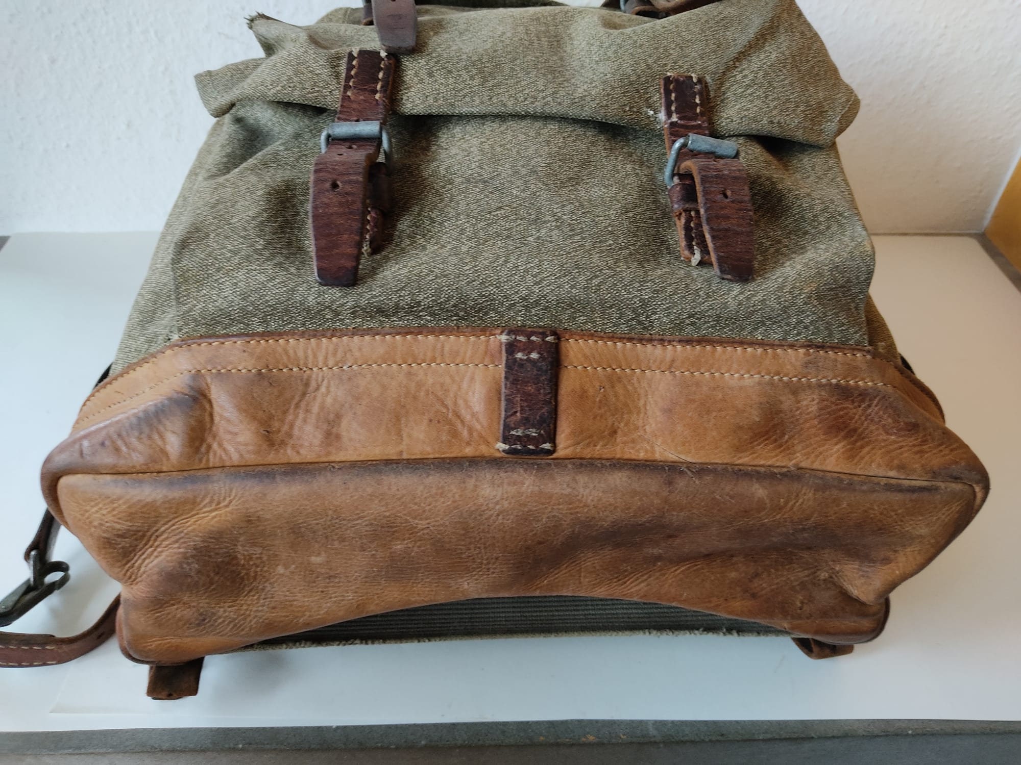 Original Swiss Army Military Backpack Rucksack 1957 Canvas Etsy