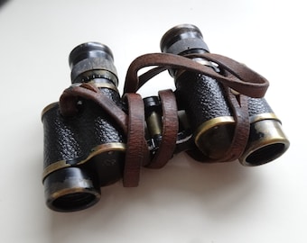 Vintage Kern Binoculars Swiss Armee-Modell 6x24 Military 1939 SWISS Military Army marked "1942"