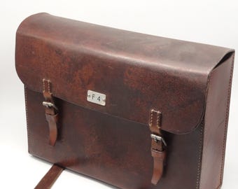 Hervorragende Große Schweizer Armee Werkzeugtasche 1954 MP Waffenschmiedetasche des Mechaniker Schweizer Militärs in den 1950er Jahren F4