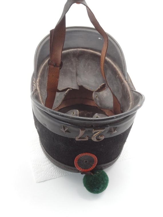 Vintage WW1 Swiss Army Cap Tschako Infanterie-bataillon Nr.27