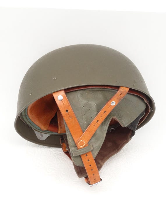 army military motorcycle helmets German Half Helmet Strap Retention System With Sliding Adjuster WWII Classic German Military M35