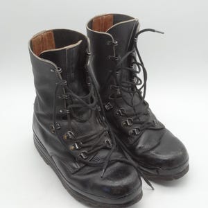 Vintage Original RAICHLE Swiss, Army High Boots Berg Wandern Kampftaktische Bergschuhe 290 || US 12 // Eur 45 // 1996 Large XL