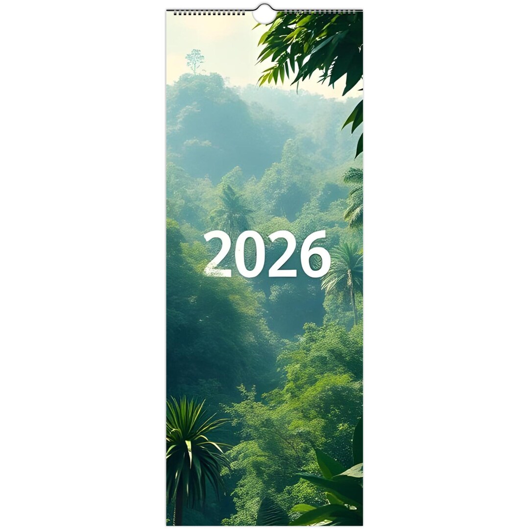 2026 Jungle Wild Animals Calendar - Personalized and Eco-friendly Wall ...