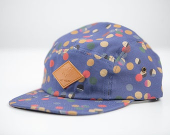 Handmade 5 panel cap Vithom, Headwear, Cap, Five panel, Cappy, Cap Pattern, Jockey Dotted Cap