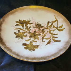 1888 -1911 Antique Minton English Gilt Collection Plate