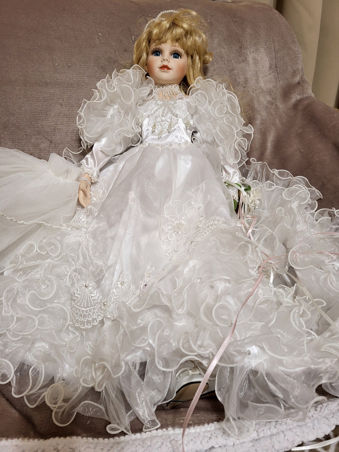 VINTAGE Kingstate Kathy Bridal Porcelain Doll Etsy