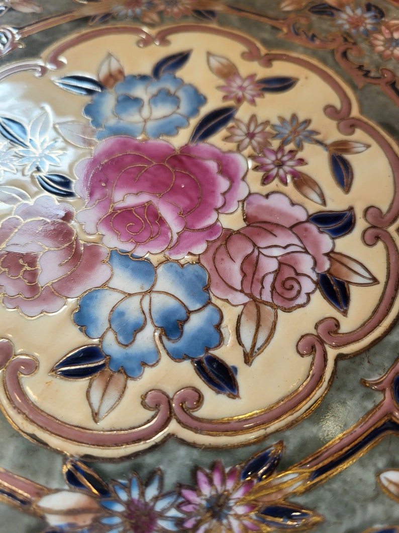 Set of 2 Oriental Decorative Plates Etsy