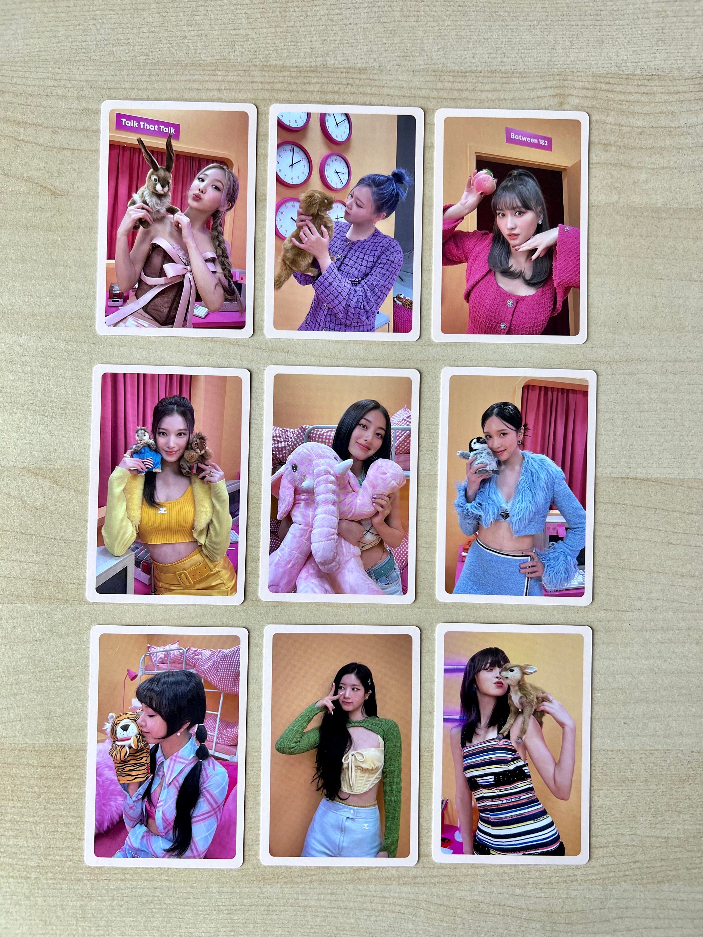 Twice Scientist Formula of Love Kpop Photocard Stickers 