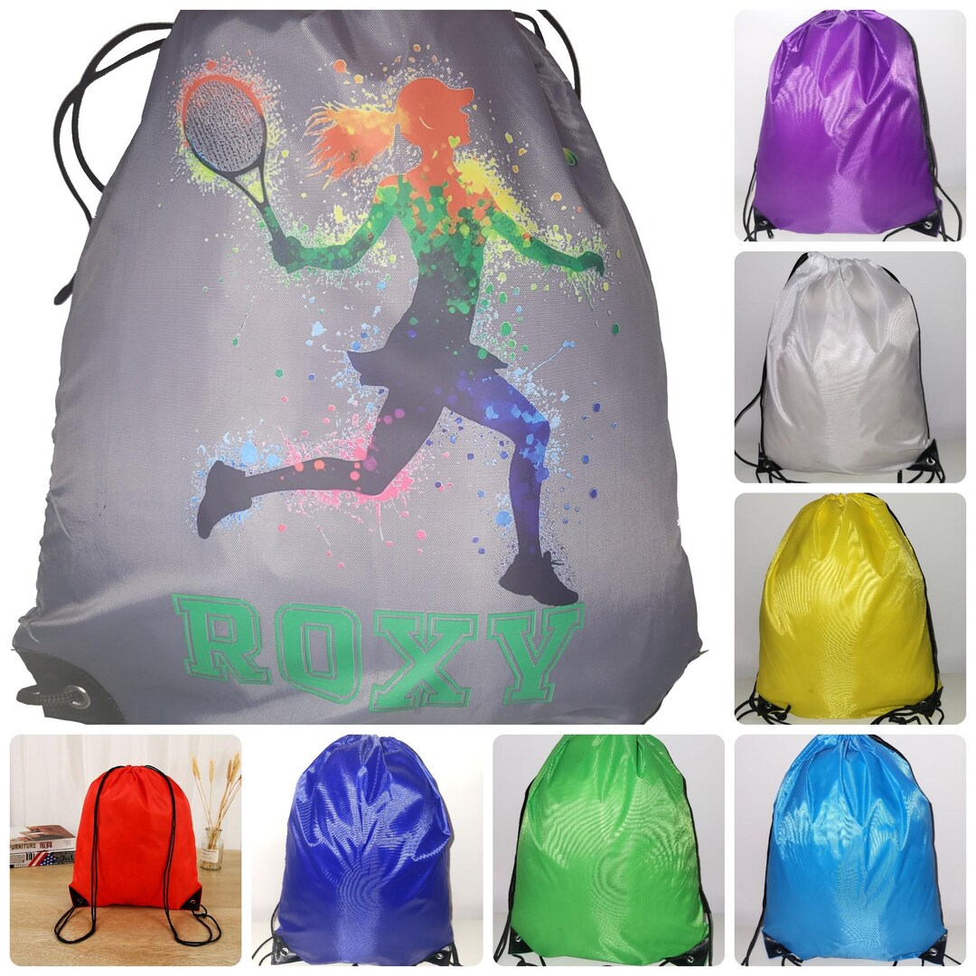 Bslenjoy Personalisierter Kordelzugrucksack - Turnbeutel Mit Eigenem Logo/Text, Wasserabweisend